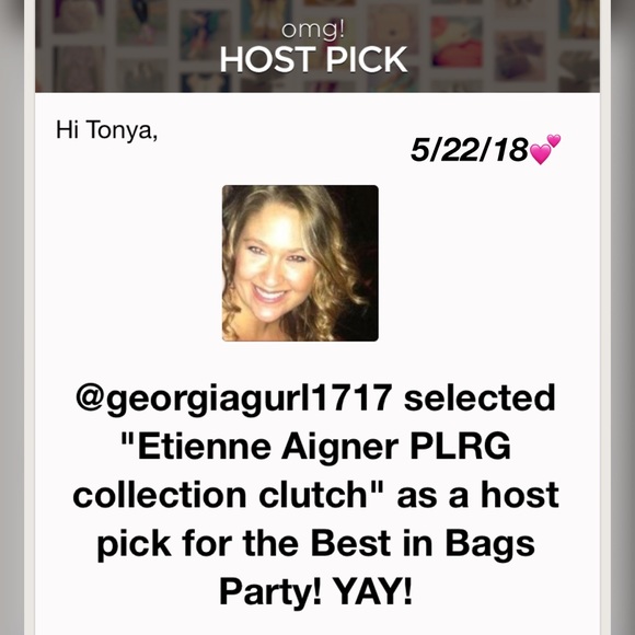 🌸2XHP🌸Etienne Aigner PLRG collection clutch - Picture 8 of 8